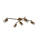 Ceiling lamps - Trio Marley Ceiling Light 5xGU10 max 35W Antique Brass 612400504 - product 2