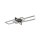 Modern ceiling lamps - Trio Salinas Ceiling 1xLED max 34W 3900lm 3000K Black Mat 620310332 - product 1