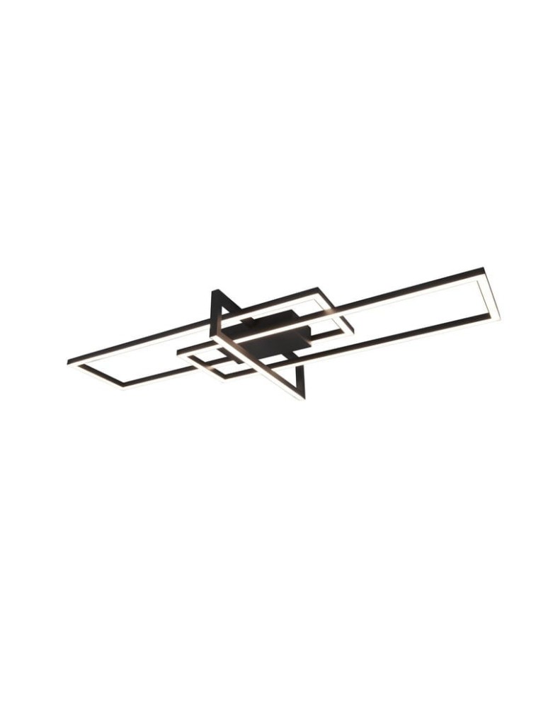 Modern ceiling lamps - Trio Salinas Ceiling 1xLED max 34W 3900lm 3000K Black Mat 620310332 - product kolory-swiatla.pl 1