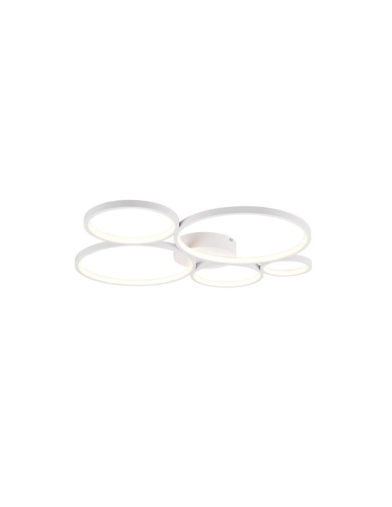 Modern ceiling lamps - Trio Rondo Ceiling 1xLED max 49W 5600lm 3000K White Mat 622610531 - product kolory-swiatla.pl 1