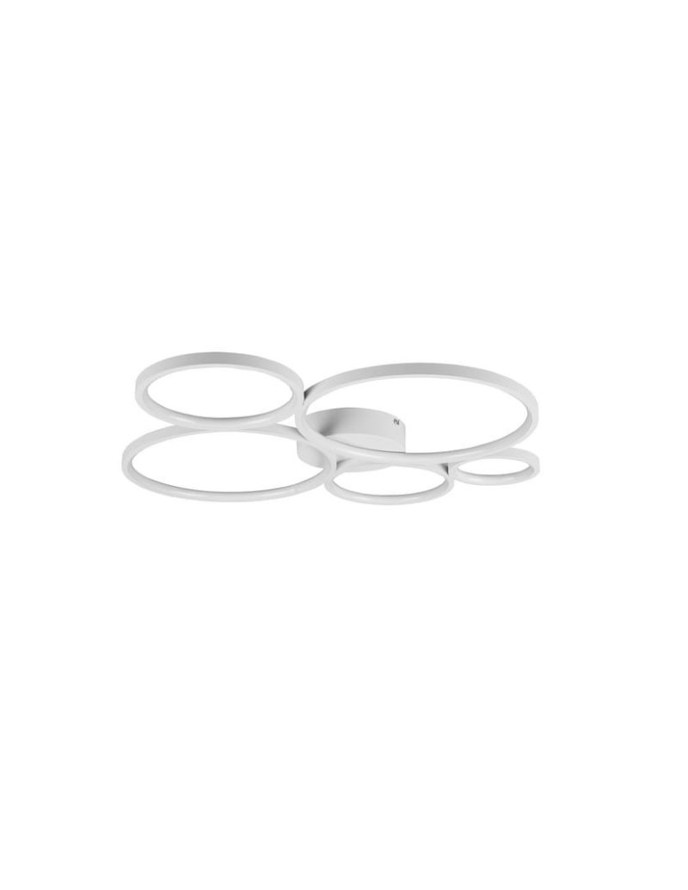 Modern ceiling lamps - Trio Rondo Ceiling 1xLED max 49W 5600lm 3000K White Mat 622610531 - product kolory-swiatla.pl 4