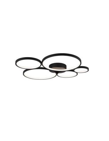 Trio Rondo Ceiling 1xLED max 49W 5600lm 3000K Black Mat 622610532