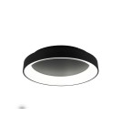 Lampy sufitowe nowoczesne - Trio Girona Sufitowa 1xLED max 48W 5600lm 2700-6000K Czarny Mat 671290132 - produkt 2