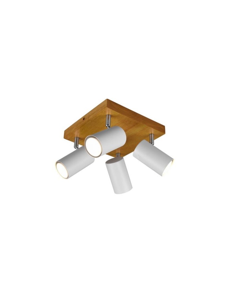 Spotlight ceiling lamps - Trio Marley Spotlight 4xGU10 max 35W White Matte 812400431 - product kolory-swiatla.pl 1