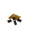 Trio Marley Spotlight 4xGU10 max 35W Black Matte 812400432