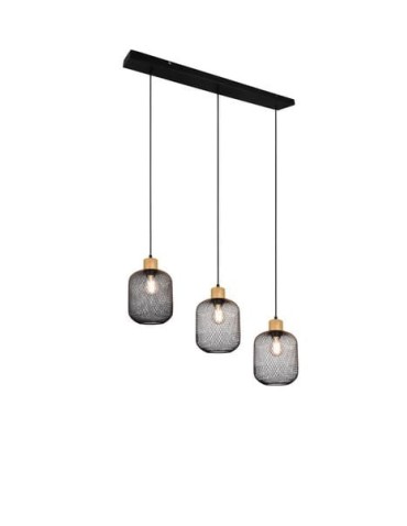 RL Calimero Pendant 3xE27 max 40W Black Matte R30563032
