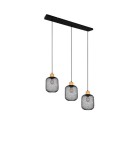 Pendant lamps - RL Calimero Pendant 3xE27 max 40W Black Matte R30563032 - product 3