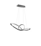 LED pendant lamps - RL Sansa Pendant 1xLED max 28W 3200lm 3000K Nickel Mat R32751107 - product 4