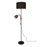 Floor lamps with lampshade - RL Owen Floor E27 + E14 Black R40192002 - product 1