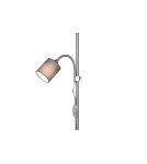 Floor lamps with lampshade - RL Owen Floor Floor 1xE27 max 42W Nickel Mat R40192007 - product 2