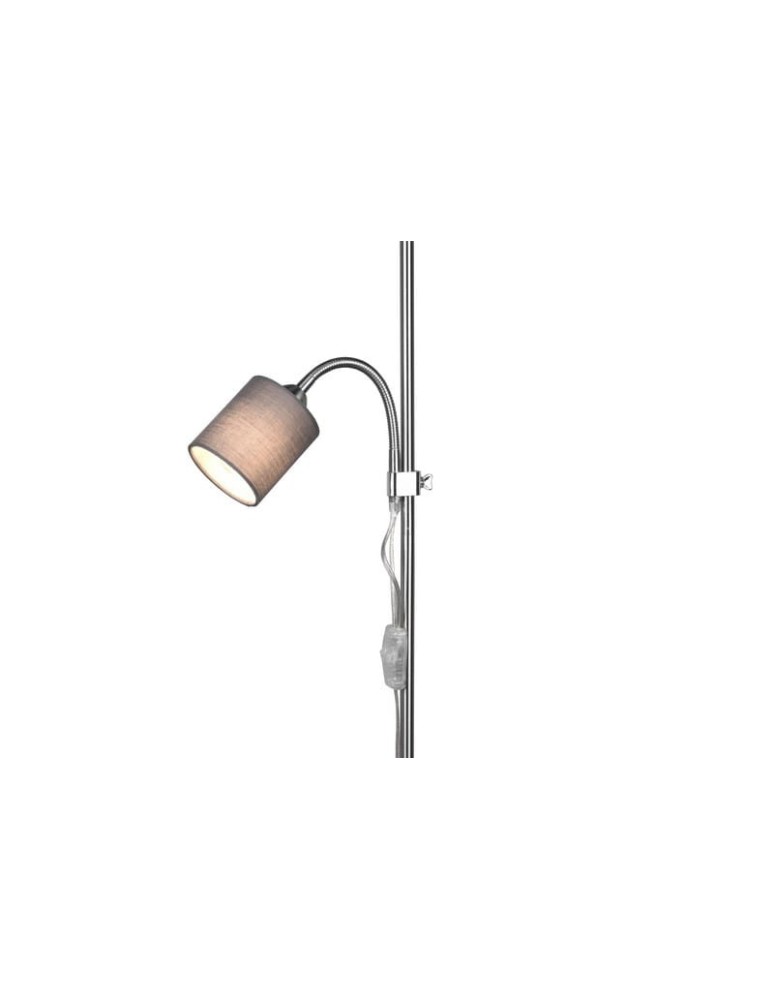 Floor lamps with lampshade - RL Owen Floor Floor 1xE27 max 42W Nickel Mat R40192007 - product kolory-swiatla.pl 2