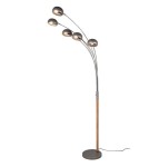 Lampy podłogowe - RL Dito Podłogowa 5xE14 max 10W Nikiel Antyk R46155067 - produkt 1