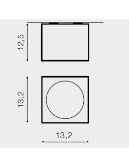 Azzardo ALEX 12V BLACK 1xAR111 Surface Mounted Black AZ1358 - product 2