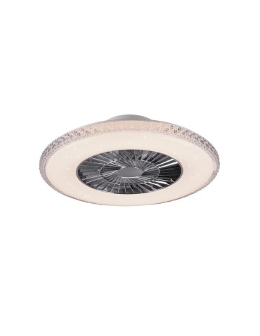 RL Harstad Fan 1xLED max 40W 5000lm 3000-6500K Chrome R62412106