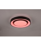 Ceiling lamps - RL Mona RGBW Ceiling light 1xLED max 20W 2400lm RGBW+3000-6000K Black Mat R65041032 - product 2