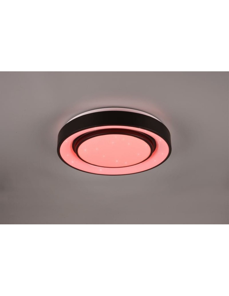 Ceiling lamps - RL Mona RGBW Ceiling light 1xLED max 20W 2400lm RGBW+3000-6000K Black Mat R65041032 - product kolory-swiatla.pl 2