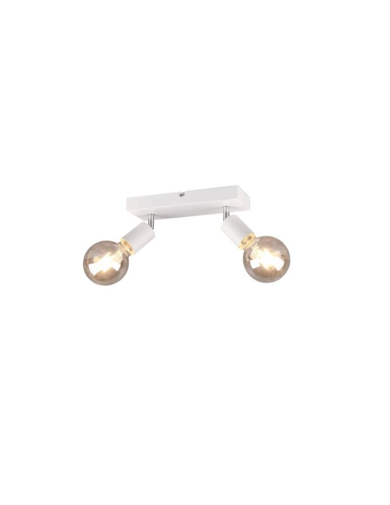 Spotlight ceiling lamps - RL Vannes Spotlight 2xE27 max 40W White Matte R80182031 - product kolory-swiatla.pl 1