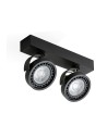 Azzardo JERRY 2 12V BLACK 2xAR111 Ceiling Spotlight Black AZ1368