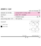 Spotlight ceiling lamps - Azzardo JERRY 2 12V BLACK 2xAR111 Ceiling Spotlight Black AZ1368 - product 2