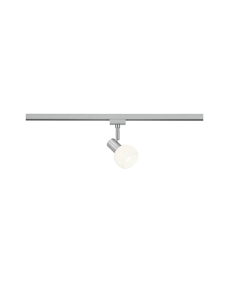 Lampy do szynoprzewodów 1 fazowych - Trio DUOline Reflektor z Adapterem 2F DUOline 1xE14 max 25W Nikiel Mat 78170107 - produkt kolory-swiatla.pl 1