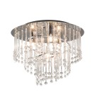 Ceiling lamps with crystals - Zuma Line TERRE Ceiling Lamp Chrome 4xG9 19154M. - product 1