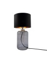Zuma Line table SAMASUN transparent base lampshade black and gold 1xE27 5505BKGO