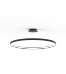 Pendant lamps circles - Zuma Line Pendant CIRCLE LED 70W 3000K dia 110cm wire length 250cm LA0722/1 - BK. - product 5