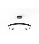 Pendant lamps circles - Zuma Line Pendant CIRCLE LED 50W 3000K dia 78cm cable length 250cm LA0721/1 - BK. - product 7