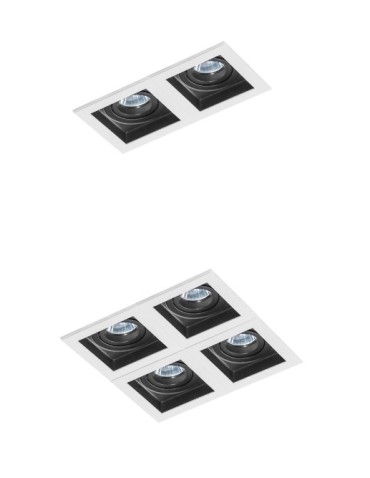 Azzardo MINORKA WHITE/BLACK 1xGU10 Recessed White/Black AZ1362 - product 2