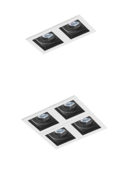 Azzardo MINORKA WHITE/BLACK 1xGU10 Wpuszczana Biały/Czarny AZ1362 - produkt 2