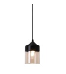 Single pendant lamps - Zuma Line PORTO Pendant Lamp Black 1xE14 CL19020-1P-BL - product 1
