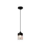 Single pendant lamps - Zuma Line PORTO Pendant Lamp Black 1xE14 CL19020-1P-BL - product 2