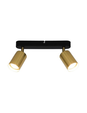 Zuma Line VILA SPOT Black and Gold 2xGU10 GU13013C-2B