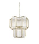 Glamour chandeliers - Zuma Line SERGIO Pendant Lamp Gold 8xE14 P0528-08A-V6AC. - product 1