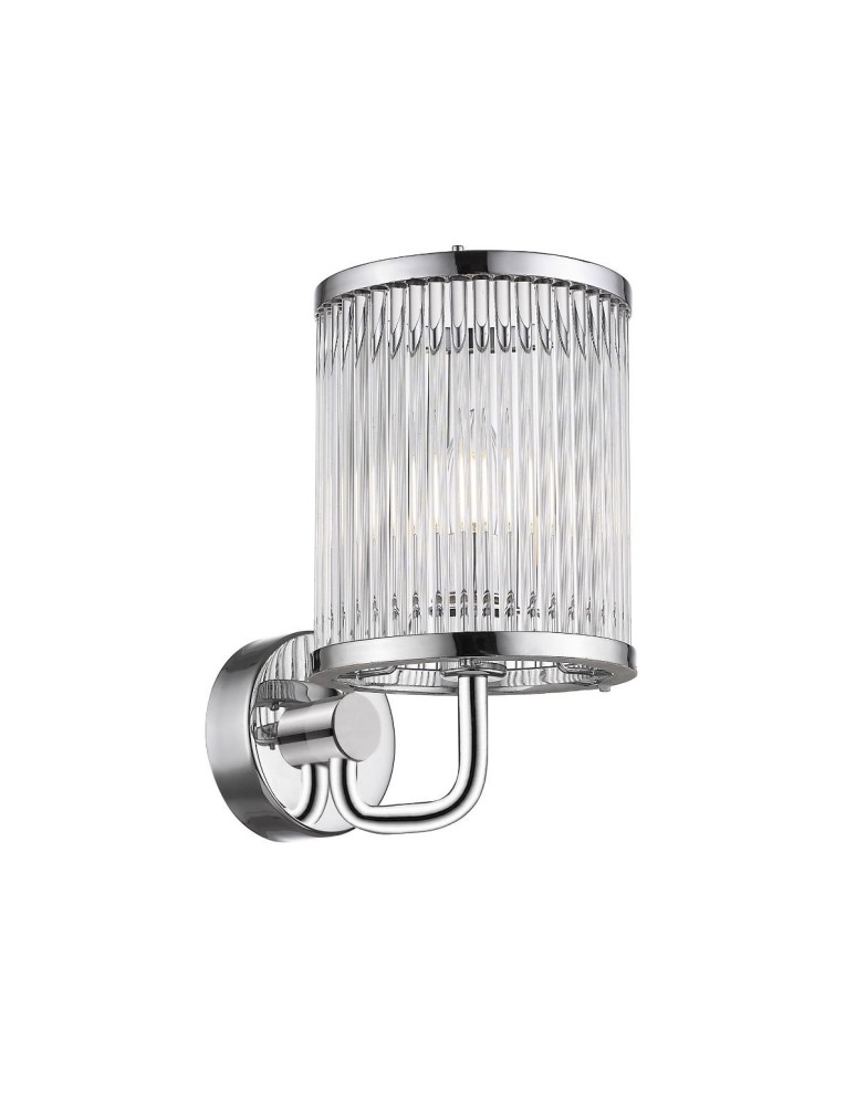 Glamour wall lamps - Zuma Line SERGIO SHINKIT Chrome 1xE14 W0528-01F-F4AC - product kolory-swiatla.pl 1