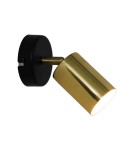 Ceiling spotlights - Zuma Line VILA SPOT Black and Gold 1xGU10 GU13013C-1R - product 1