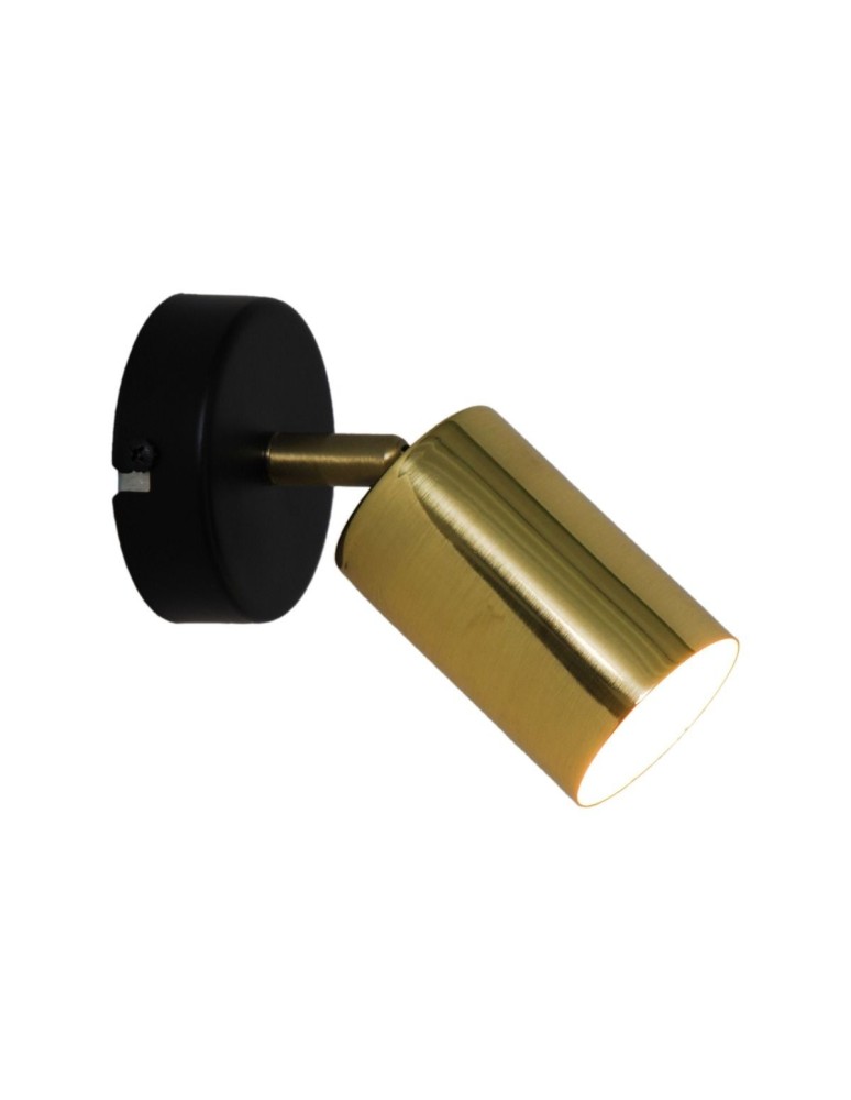 Ceiling spotlights - Zuma Line VILA SPOT Black and Gold 1xGU10 GU13013C-1R - product kolory-swiatla.pl 1