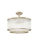 Ceiling lamps with crystals - Zuma Line SERGIO Ceiling Lamp Gold 5xE14 C0528-05H-V6AC. - product 1