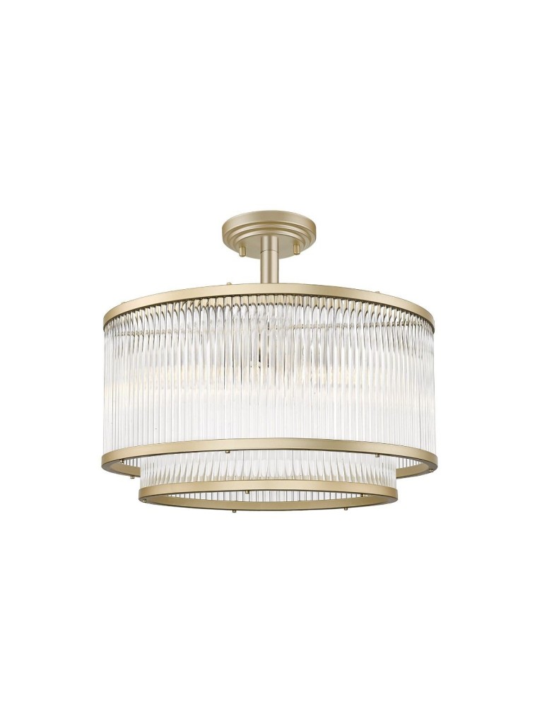 Ceiling lamps with crystals - Zuma Line SERGIO Ceiling Lamp Gold 5xE14 C0528-05H-V6AC. - product kolory-swiatla.pl 1