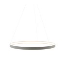 Pendant lamps circles - Zuma Line Pendant Circle LED 50W 3000K dia 78cm wire length 250cm LA0716/1 - WH. - product 3