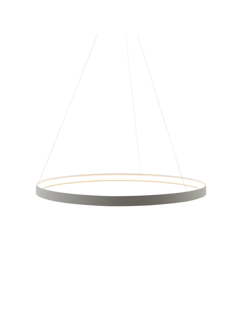 Pendant lamps circles - Zuma Line Pendant Circle LED 50W 3000K dia 78cm wire length 250cm LA0716/1 - WH. - product kolory-swiatla.pl 3