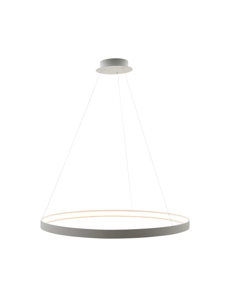 Pendant lamps circles - Zuma Line Pendant Circle LED 50W 3000K dia 78cm wire length 250cm LA0716/1 - WH. - product kolory-swiatla.pl 1