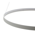 Pendant lamps circles - Zuma Line Pendant Circle LED 50W 3000K dia 78cm wire length 250cm LA0716/1 - WH. - product 2