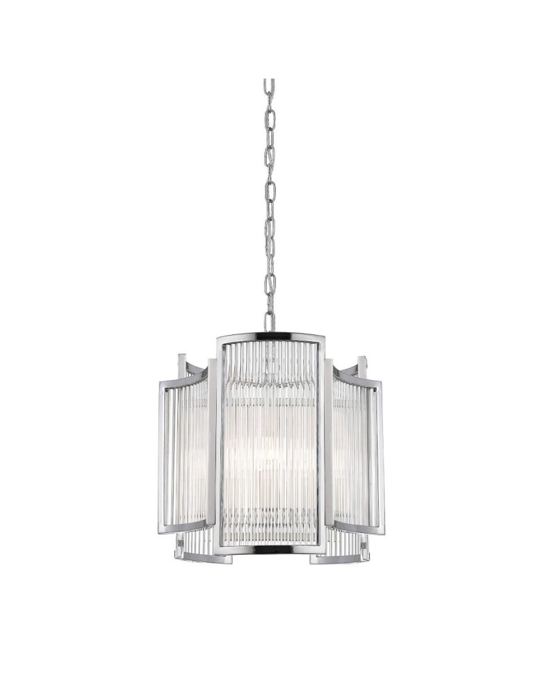 Glamour chandeliers - Zuma Line SERGIO Pendant Lamp Chrome 3xE14 P0528-03A-F4AC. - product kolory-swiatla.pl 1