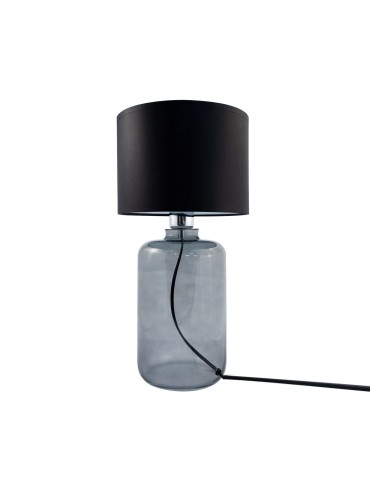 Zuma Line table SAMASUN transparent graphite base black lampshade 1xE27 5504BK - product 2