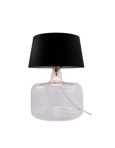 Zuma Line BATUMI table transparent base lampshade black and gold 1xE27 5529BKGO