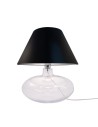 Zuma Line ADANA table transparent base black lampshade 1xE27 5519BK