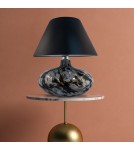 Table lamps with lampshade - Zuma Line ADANA KREZLE table lampshade black 1xE27 5525BK - product 3