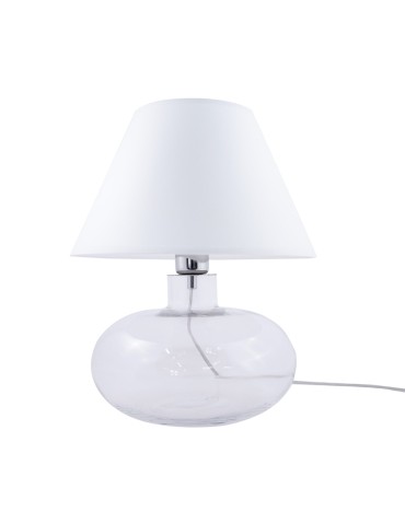 Zuma Line MERSIN table transparent base lampshade white 1xE27 5512WH. - product 2