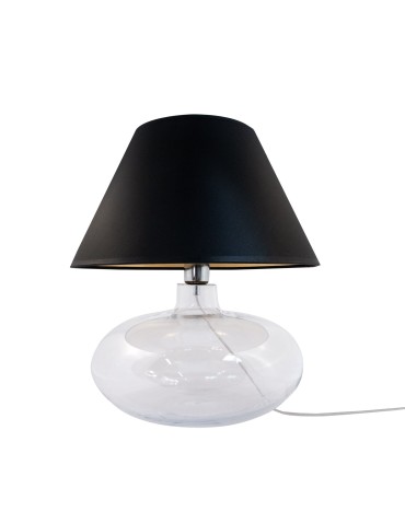 Zuma Line ADANA table transparent graphite base lampshade black gold 1xE27 5520BKGO - product 2